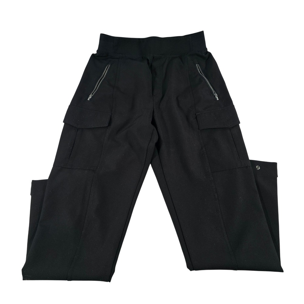 Athleta Headliner Cargo Pants Black High Rise Utility Trousers 467187 Size 4